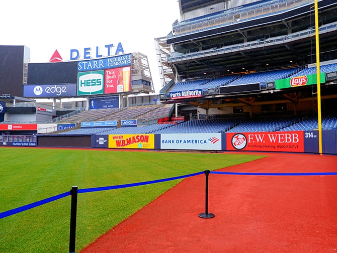 Visitas a Est&aacute;dios em Nova York - Visita ao Yankee Stadium