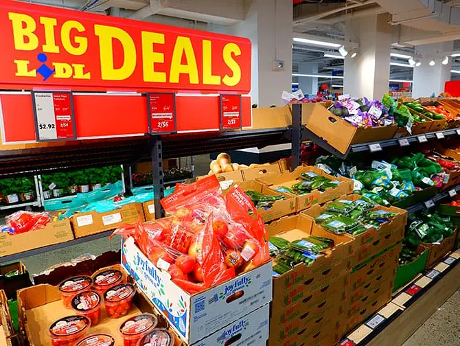 Supermercados em Nova York - Supermercado europeu Lidl