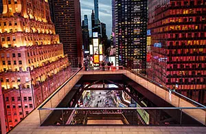 Observation deck comparison - One Times Square