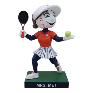 Mrs. Met Tennis Bobblehead