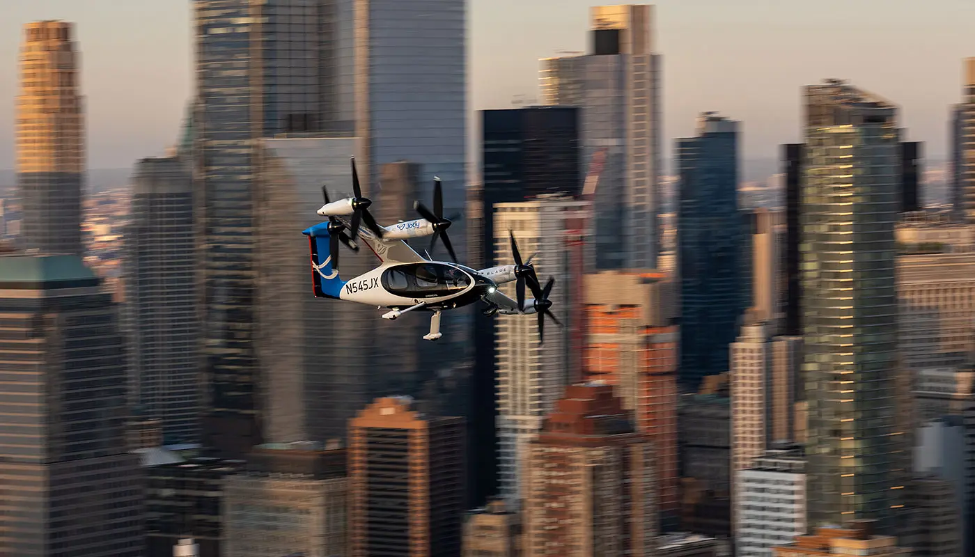 Joby Aviation táxi aéreo elétrico do JFK para Manhattan - Helicóptero totalmente elétrico