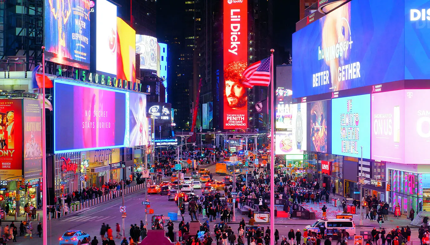 Roteiro em Nova York de 4 dias - Explore a Times Square na sua primeira noite em Nova York