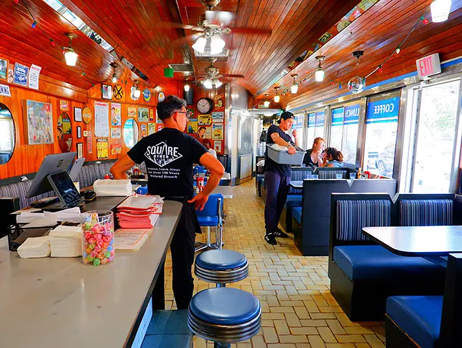 Diners em Nova York - Square Diner em TriBeCa