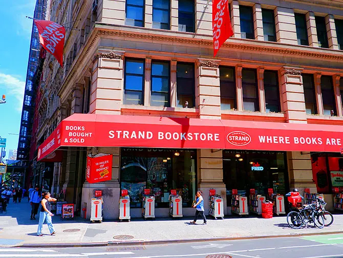 Livrarias em New York - The Strand Bookstore