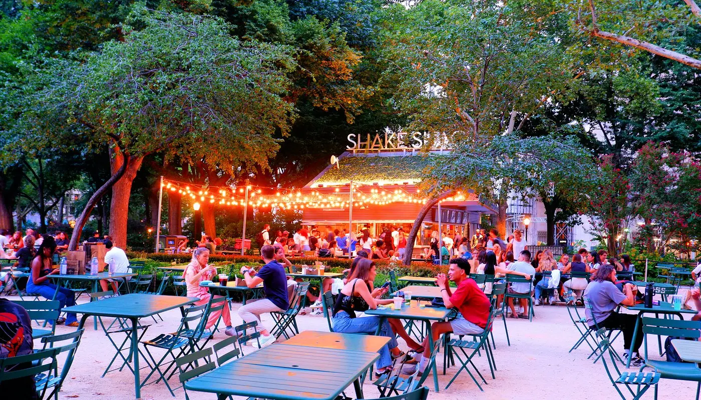 Madison Square Park em Nova York - Shake Shack