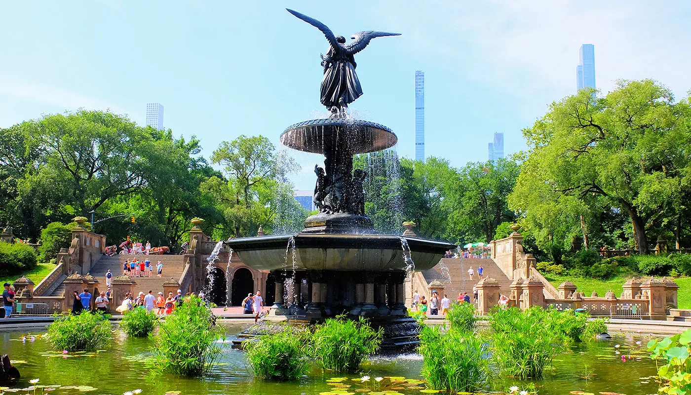 Roteiro a pé pelo Central Park em Nova York - Vista da rota a pé