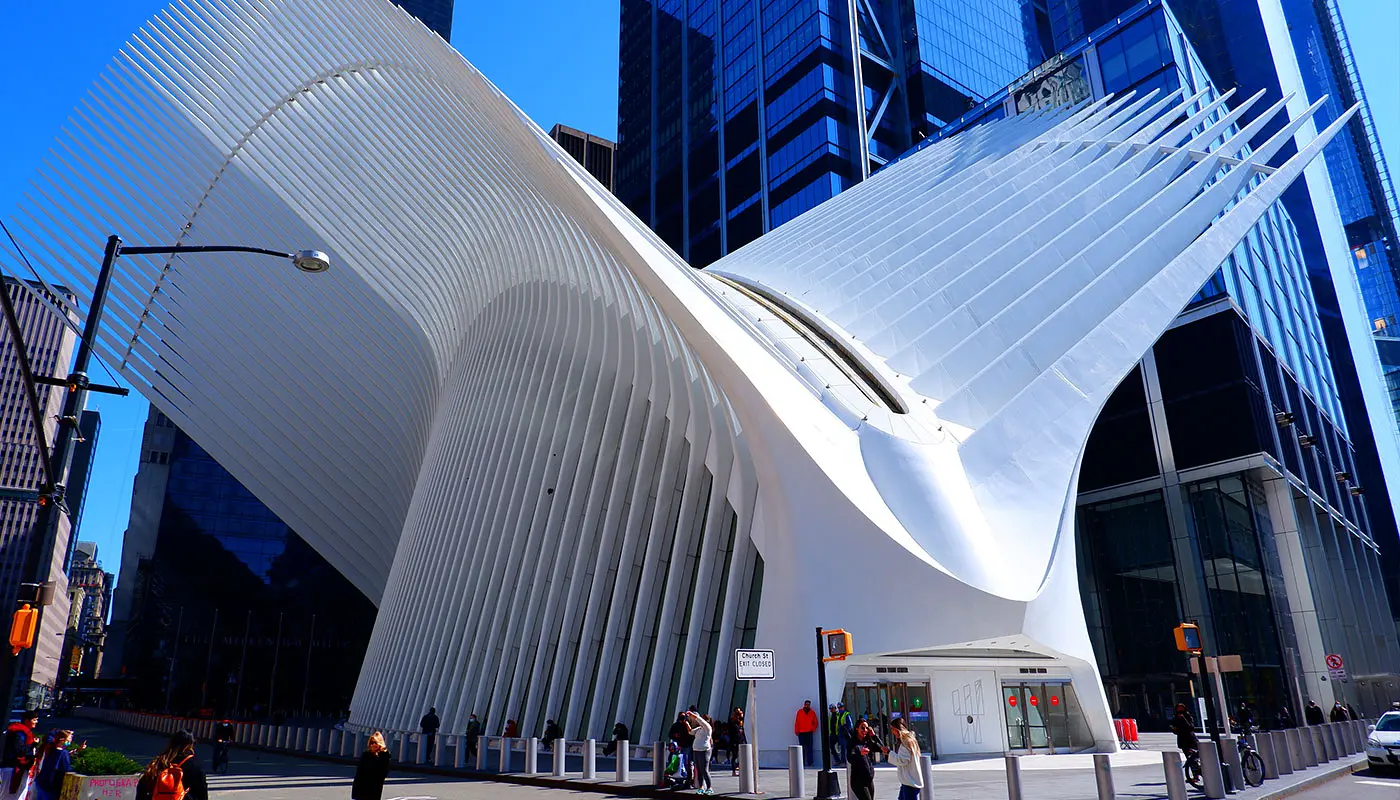 Rota pedestre por Downtown Manhattan em Nova York - Vislumbre da rota a pé
